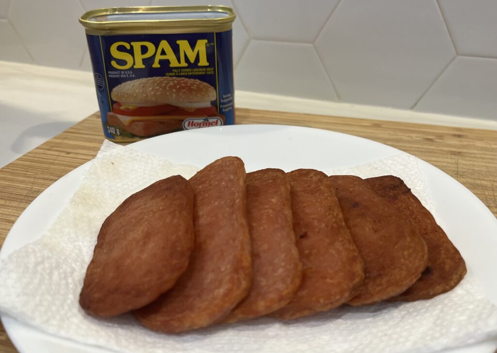 Pan-fried Spam