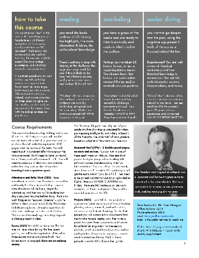 The image displays a page with four columns of text, each with a heading at the top. The headings are “how to take this course,” “modding,” “narrating,” and “course diving.” Below these headings, there are bullet points or numbered lists providing instructions or information related to the headings. In the center of the page, there is a grayed-out placeholder for an image with a camera icon, indicating where a picture might be placed but is currently missing. The content appears to be related to guidelines or steps for engaging with different aspects of a course, possibly an online learning module or educational program.