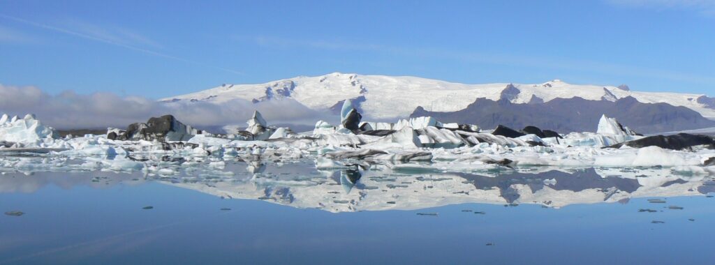Glacier lagoon in Iceland